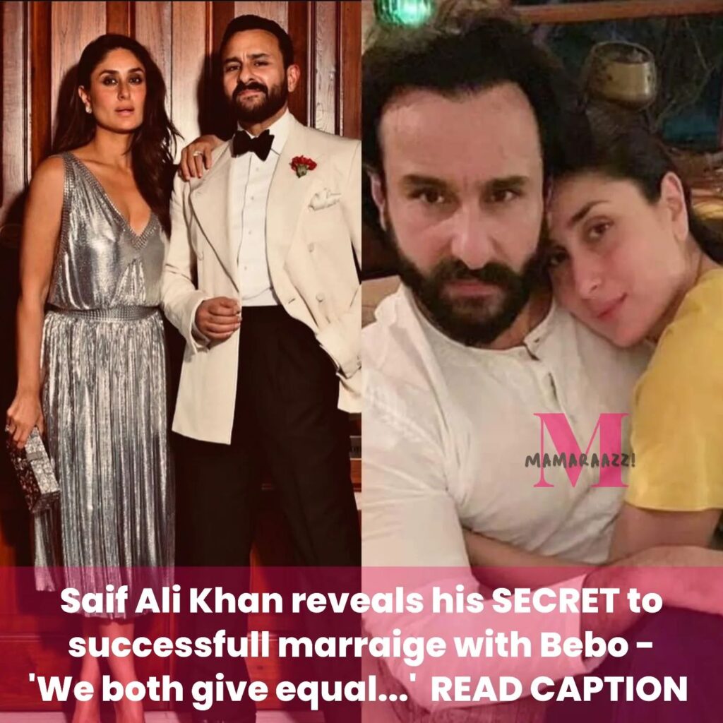 Saif Ali Khan reveals his SECRET