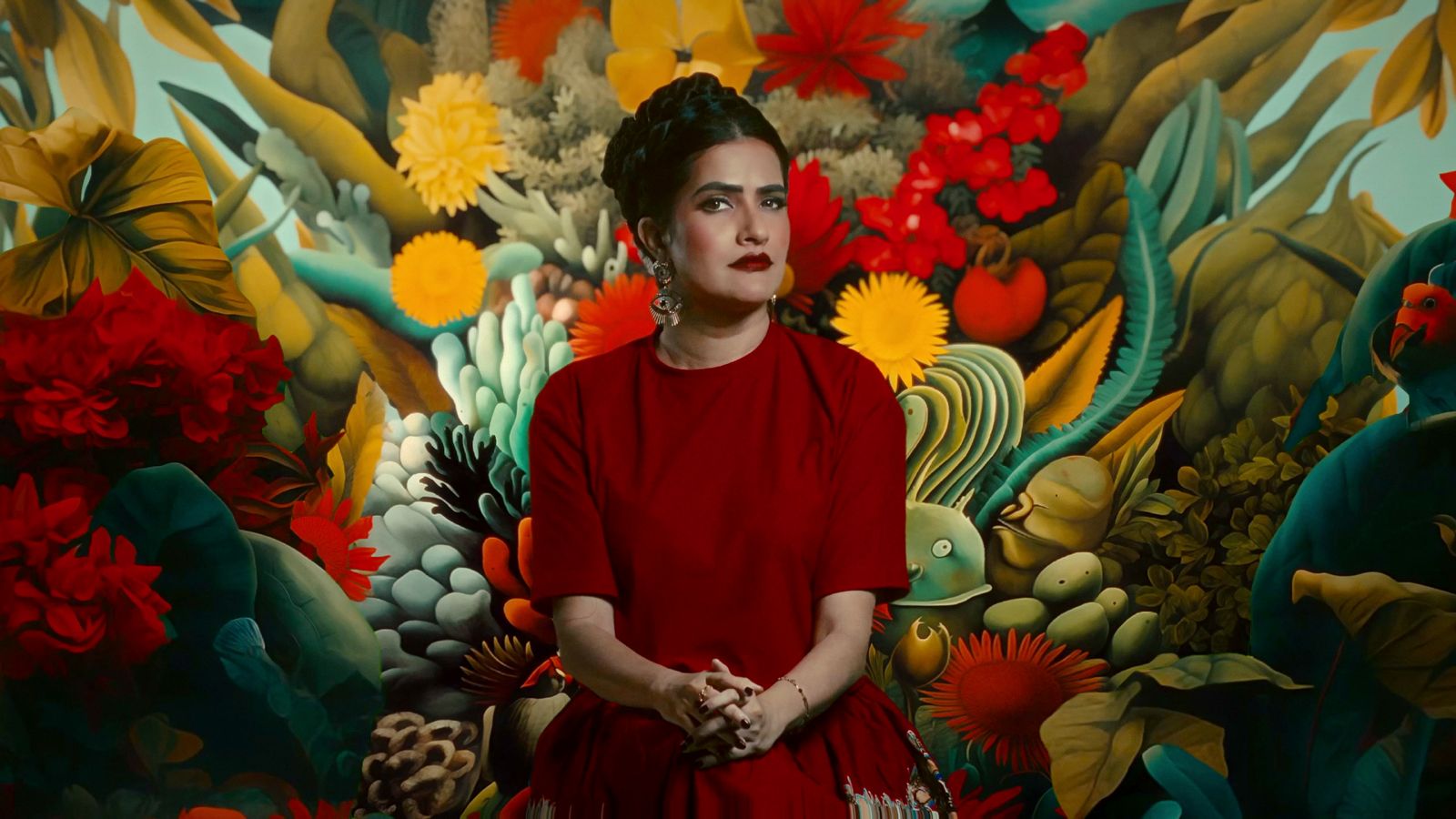 Sona Mohapatra and Ram Sampath take inspiration from Freida Kahlo for the video of their song “Senti Akhiyaan”