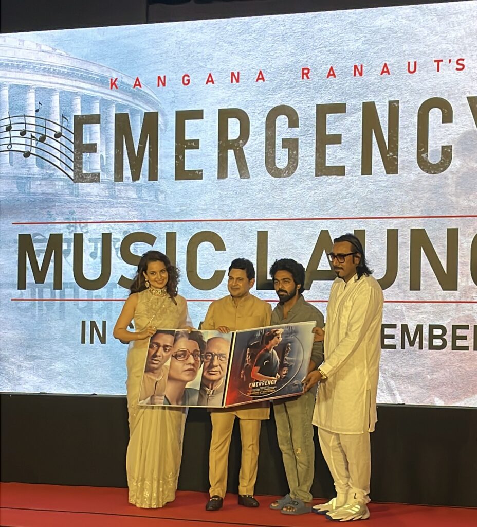 Kangana Ranaut launches the 'Emergency' music album