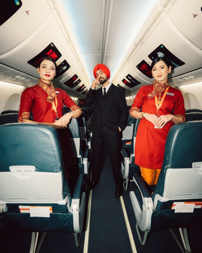 Diljit Dosanjh’s Dil-Luminati Tour Takes to the Skies with Branded Aircraft