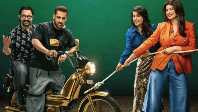 Aamir Khan, Salman Khan, Kajol, Twinkle Khanna; Too Much