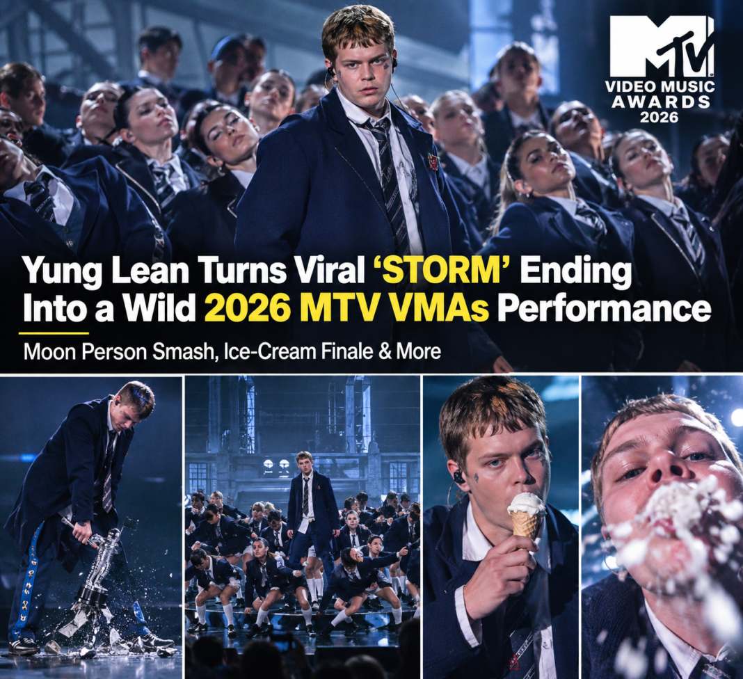 Young Lean Rapper Yung Lean Turns Viral ‘STORM’ Ending Into a Wild 2026 MTV VMAs ...