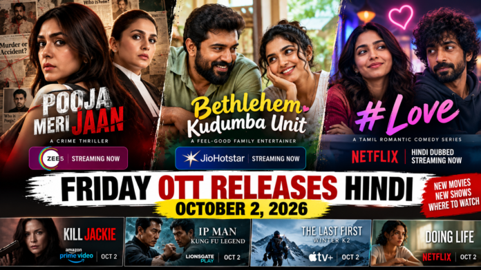 Which Friday OTT release is a Hindi-language original?