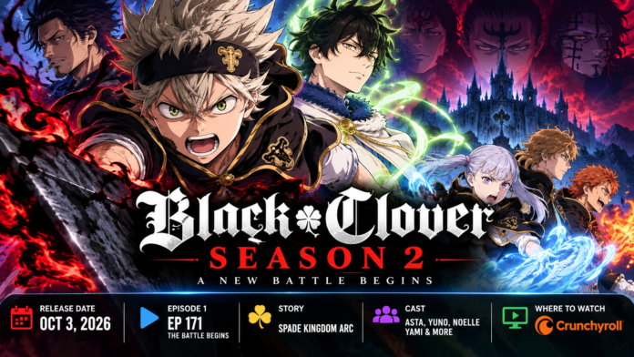 Black Clover Season 2 Crunchyroll