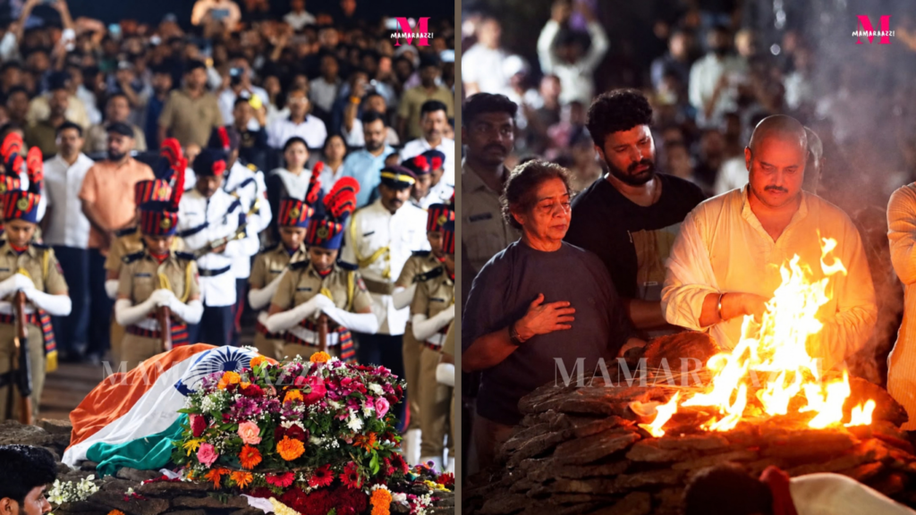 Dharmendra Last Rites Nana Patekar’s Final Goodbye: Son Malhar Performs Last Rites as ...