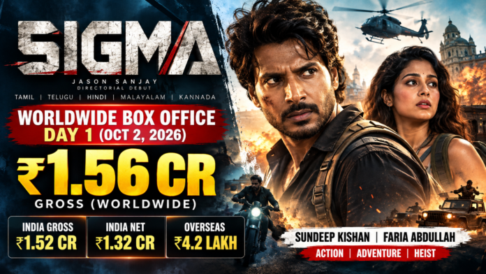 Sigma Worldwide Box Office Collection Day 1