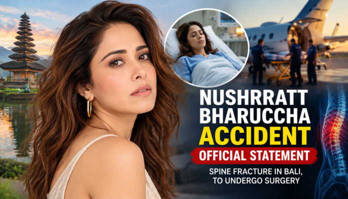 What happened to Nushrratt Bharuccha in Bali